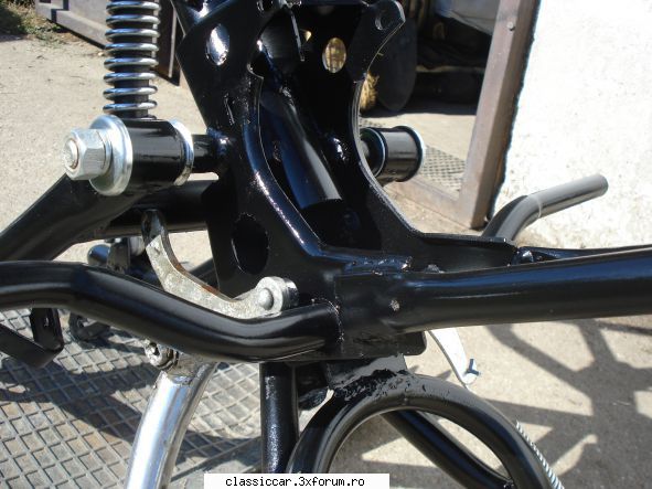 Hoinarul Oltean - furca spate repus� - Prezentare motociclete, motorete si biciclete de colectie