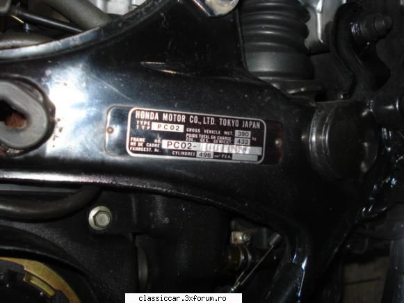 Honda G.L 500 - cv2adi - Prezentare motociclete, motorete si biciclete de colectie