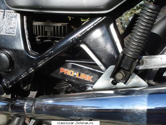 Honda G.L 500 - suspensia spate tip "pro-Link "cu - Prezentare motociclete, motorete si biciclete de colectie