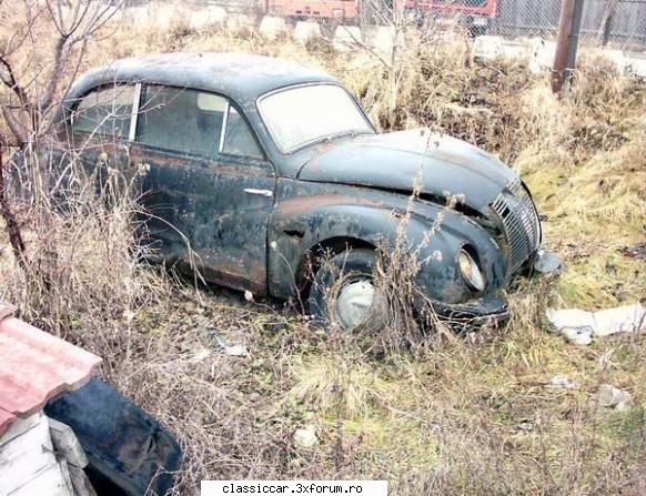 Ifa F9 1953 - Cu masca si capota vandalizata - Vanatoarea de epave