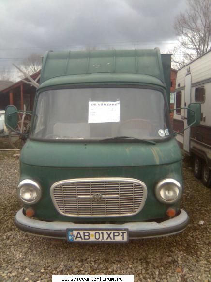 In Judetul Alba - Tot pe centura O camioneta Barkas de vanzare 2200 - Am vazut prin Romania
