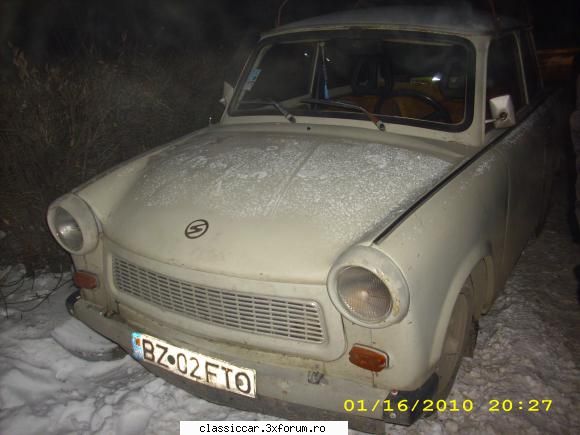 In buzau!!! - Un trabi cat de cat intretinut! - Am vazut prin Romania
