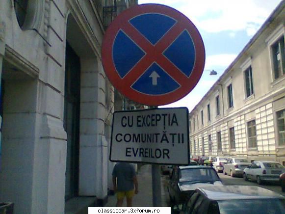 Indicatoare -semne de orientare, circulatie autohtone - Asta cred ca e unicat. :)) - File de istorie