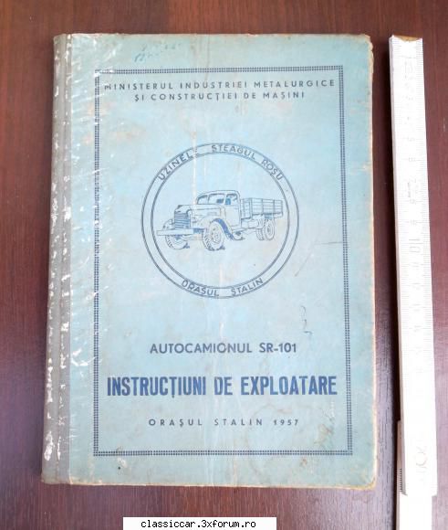 Instructiuni de exploatare Camion SR - antix - Vanzari- cumparari carti si reviste auto