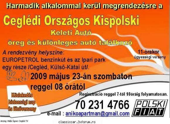 Intilnire Oldtimer Cegl�d - Itt a logo... azaz a reklam - Hungarian corner