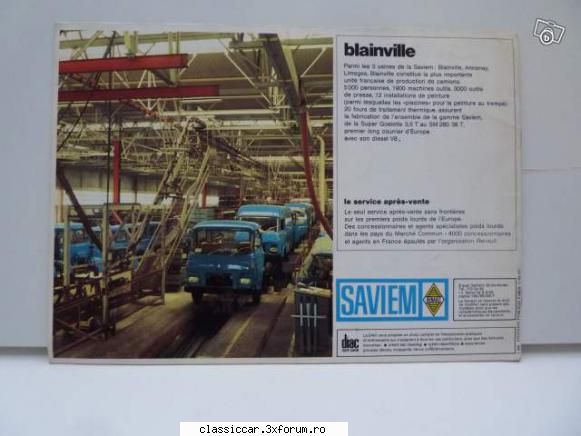 Istoria motorului Saviem - catalin7070 - File de istorie