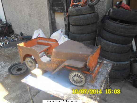 Jeep Willys Romanesc - Masinuta a fost salvata - Prezentare motociclete, motorete si biciclete de colectie