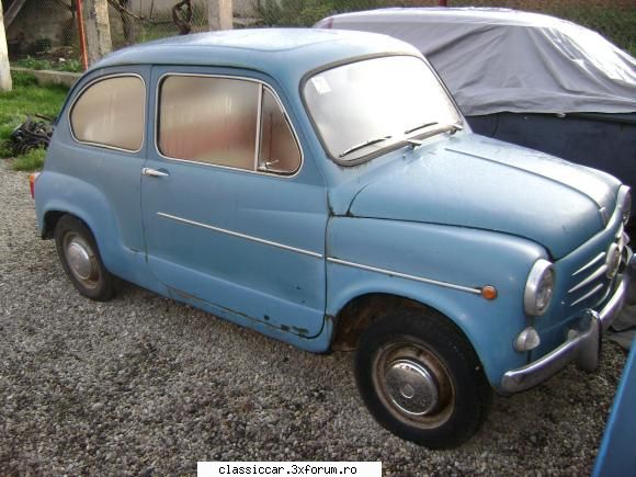 "Jurnal de bord" - inca un 600 din '65 dar model vechi,cu vopsea - Prezentare masini