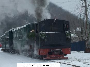 La Hunedoara ,mos Craciun vine cu locomotiva cu abur - Asa cum am fost deja obisnuiti - Drumetii prin Mioritic
