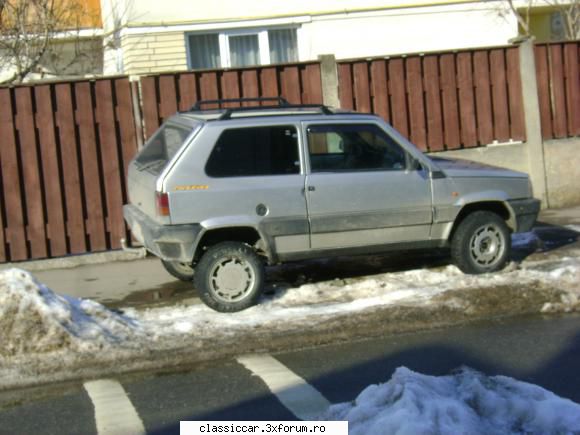La vanatoare de masinarii vechi - Un Fiat Panda Trekking 4x4, singura prin Cluj - Am vazut prin Cluj-Napoca