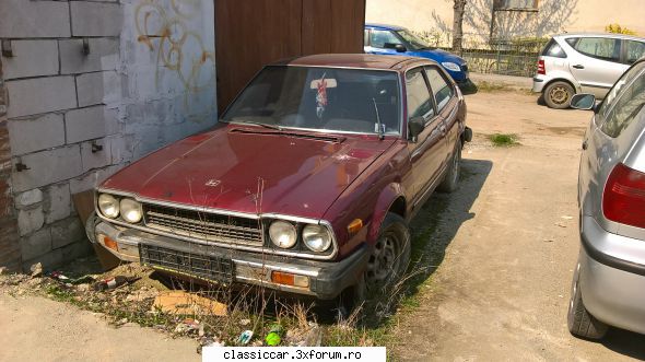 La vanatoare de masinarii vechi - Honda, in aceeasi parcare cu Alfa 33.ul, in - Am vazut prin Cluj-Napoca