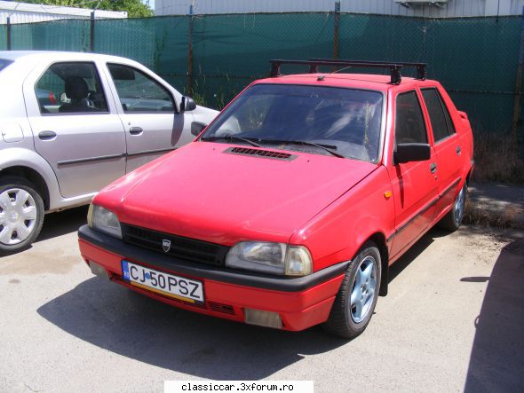 La vanatoare de masinarii vechi - O Dacie Nova rosie cu jante faine - Am vazut prin Cluj-Napoca