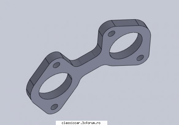 Lada 1500 (S) ( vaz 2103) - Flansa pt carburator in 3D - Reconditionari si Restaurari