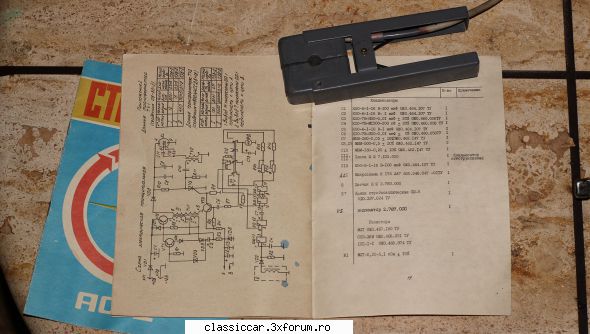 Lampa strobo ruseasca cu reglaj unghi avans si turometru. - Si schema de functio - Vanzari  piese si accesorii
