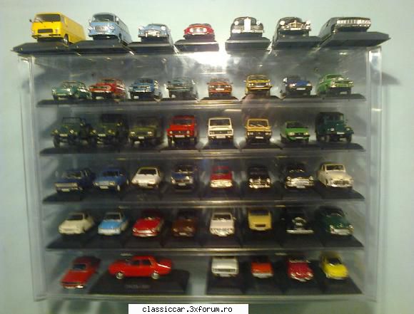 Legende auto din Europa de est - Intre timp vitrina a devenit cam aglomerata - Modelism si machetute