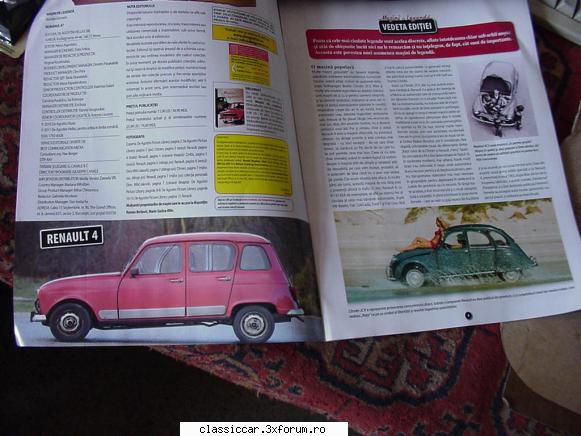 Legende auto din Europa de est - Si revista este faina. Apare prezentata un R4 GTL - Modelism si machetute
