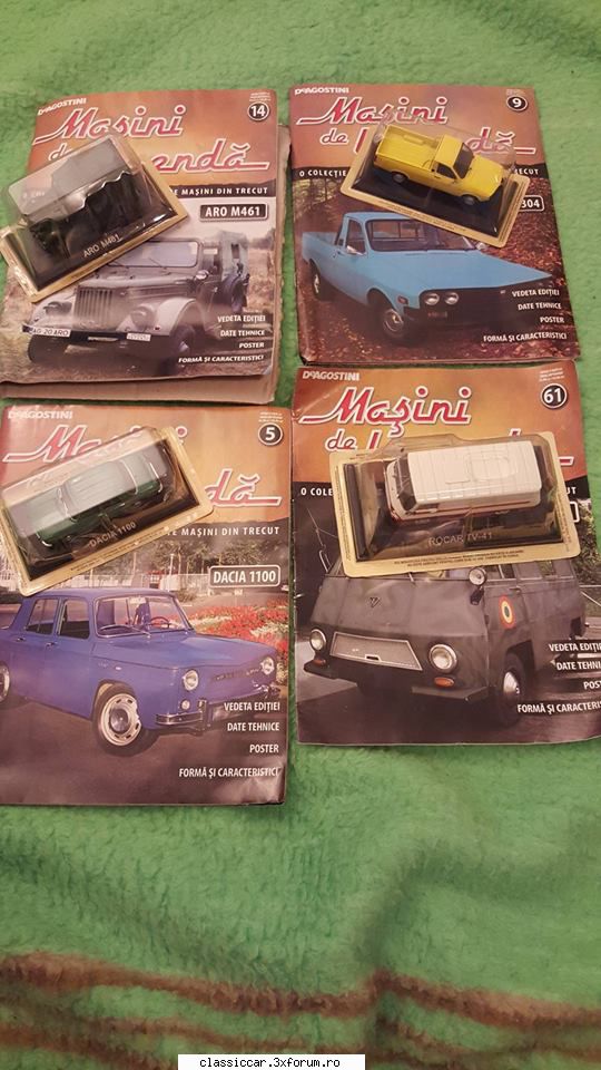 Legende auto din Europa de est - Azi am mai luat 4, toate romanesti - Modelism si machetute