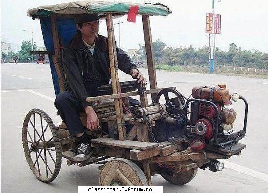 Lemnaria - Inca o varianta chinezeasca cu 4 roti - Coltul vesel