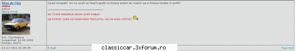 Locatie colegi - sincer,nu stiu cum arata un buton de "suspendare" - Probleme functionare forum