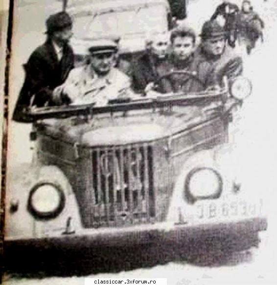 M-ul prezent la inundatiile din 1970 - Am mai prelucrat imaginea ... este Gaz 69A Plus - File de istorie