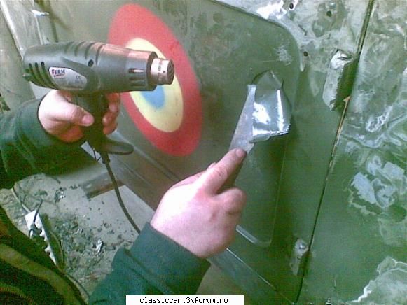M461 C - Restaurare AS - Raschetat cu spaclul - Reconditionari si Restaurari