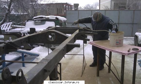 M461 C - Restaurare AS - Am sablat sasiul dupa care am verificat sudurile - Reconditionari si Restaurari