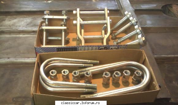M461 C - Restaurare AS - Primele piese zincate - Reconditionari si Restaurari