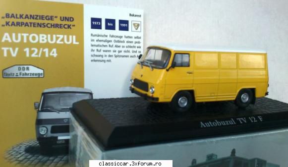 Machete 1/43 de vanzare - Autobuzul TV 12 F - De Agostini facut pentru - Modelism si machetute