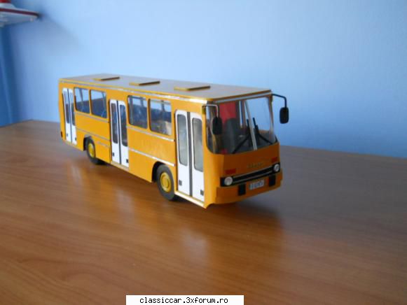 Machetele mele - Macheta a autobuzului Ikarus la scara 1/25 - Modelism si machetute