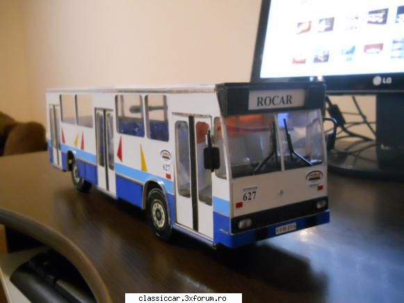 Machetele mele - la fel si aceasta macheta a autobuzului Dac - Modelism si machetute