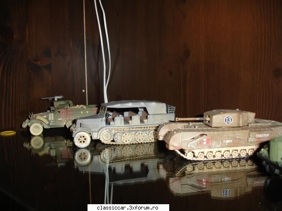 Machetele mele - US- half track, German- halkf track, British/ - Modelism si machetute