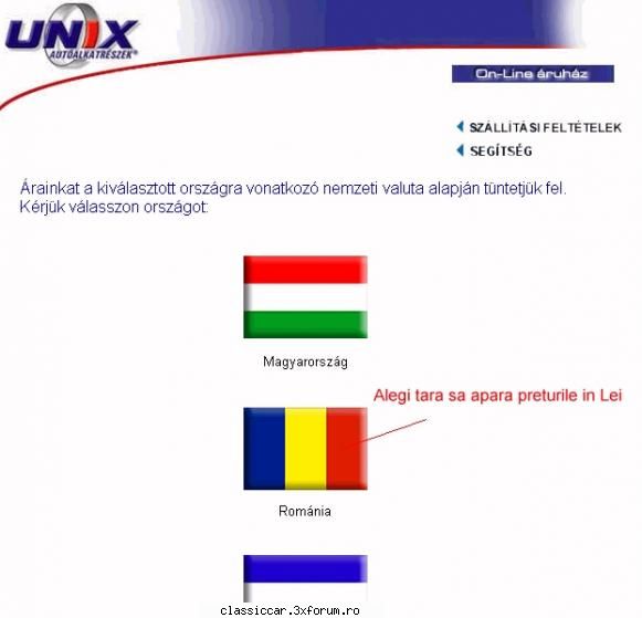 Magazine de piese cu cataloage on-line - Mai concret in 8 pasi: Pas 1 Alegi Romania, sa - Magazine cu piese