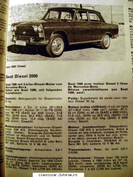 Mai bine mai tarziu decat niciodata...Fiat 1800 B - Seat 2000 Diesel din 1973 - Prezentare masini