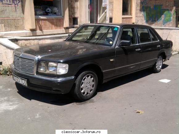 Mai sunt citeva masini vechi in Constanta care merita salvate! - un Mercedes intr-o st - Am vazut prin Romania