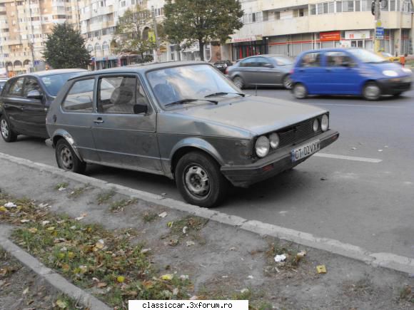 Mai sunt citeva masini vechi in Constanta care merita salvate! - volkswagen golf - Am vazut prin Romania