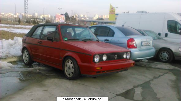 Mai sunt citeva masini vechi in Constanta care merita salvate! - Volkswagen Golf Karma - Am vazut prin Romania