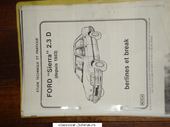 Manuale auto pe suport de hartie - Manual reparatii Ford Sierra - Vanzari- cumparari carti si reviste auto