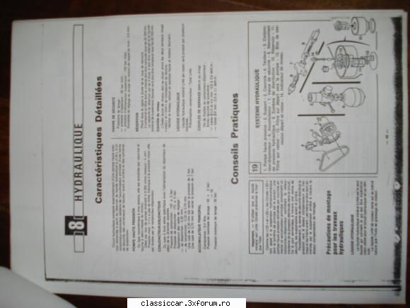 Manuale auto pe suport de hartie - Fascicol Citroen - �Hidraulica� - Vanzari- cumparari carti si reviste auto