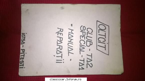 Manuale reparatie OLTCIT: IATSA si Traian Canta - manual reparatie - Vanzari- cumparari carti si reviste auto
