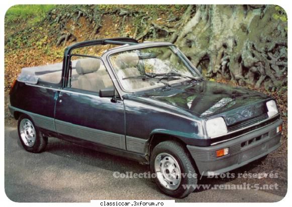 Masina mea Renault 5 Cabrio EBS 1988 - Mi-am adus aminte totusi ca am vazut un model de - Prezentare masini