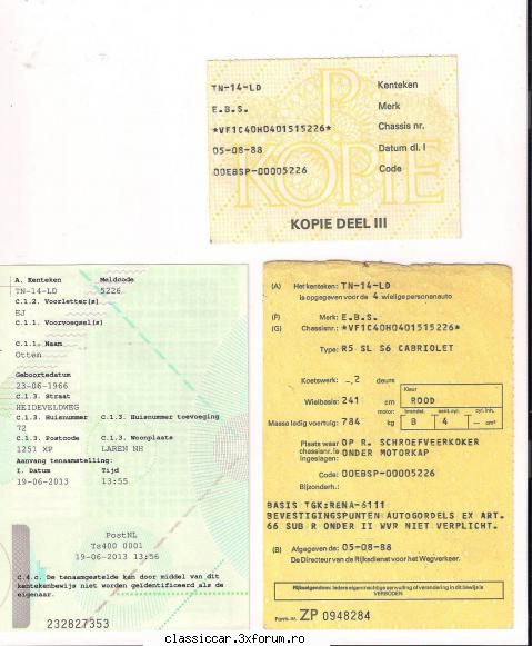 Masina mea Renault 5 Cabrio EBS 1988 - Am facut azi prima tura cu masinuta, merge - Prezentare masini