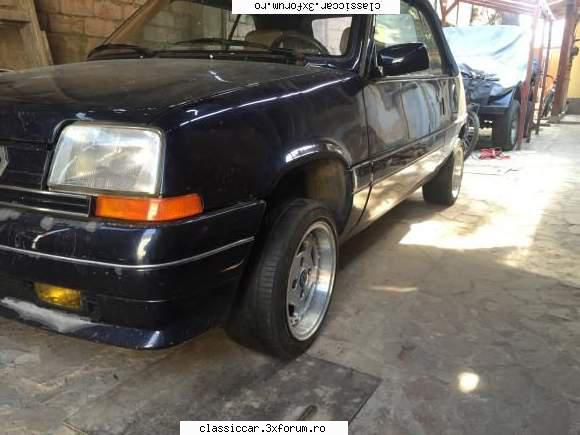 Masina mea Renault 5 Cabrio EBS 1988 - Le-am intors. Eu zic ca rotile alea is prea late - Prezentare masini