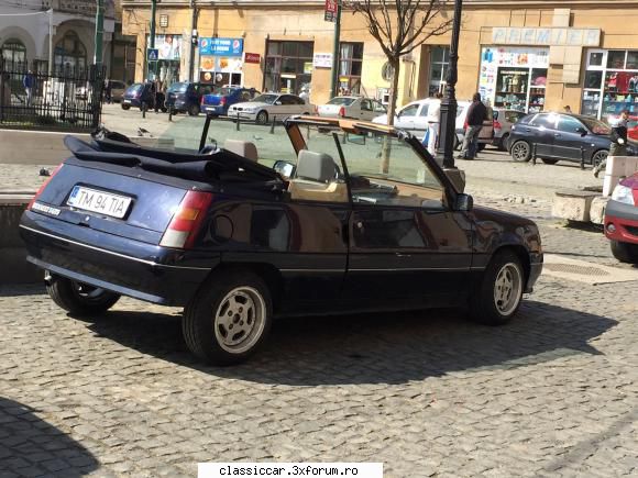 Masina mea Renault 5 Cabrio EBS 1988 - inca o incercare - Prezentare masini