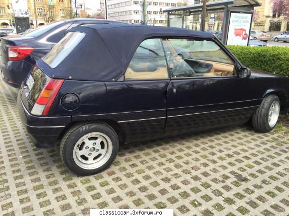 Masina mea Renault 5 Cabrio EBS 1988 - m-m prins, trebuie editate intai cu un program si - Prezentare masini