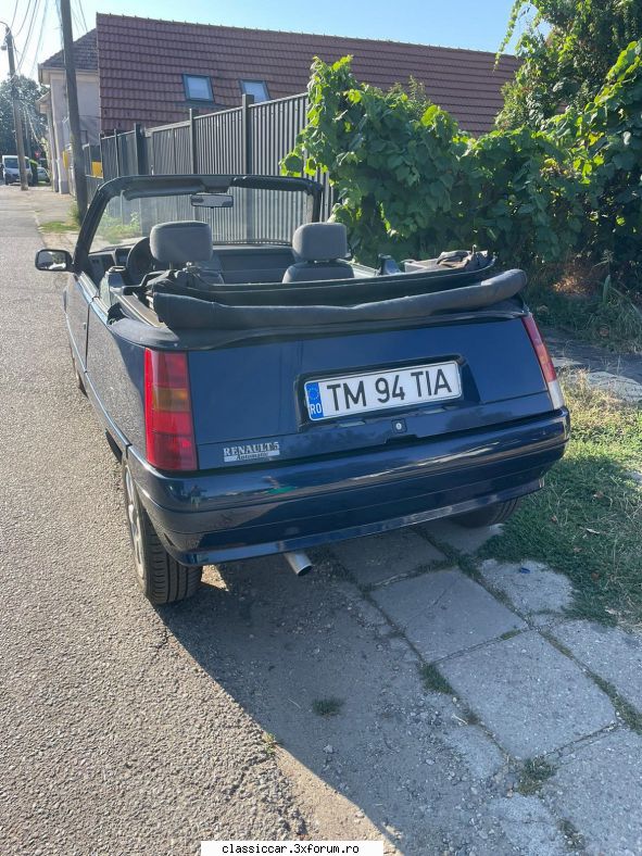 Masina mea Renault 5 Cabrio EBS 1988 - mirel vicaru - Prezentare masini