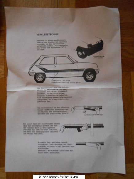 Masina mea Renault 5 GTL 1100 cmc 1984 - Am gasit pe Ebay o licitatie la niste stickere - Prezentare masini