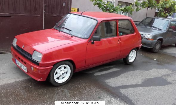 Masina mea Renault 5 GTL 1100 cmc 1984 - Jantele BWA (albe) din ultima poza si din poza - Prezentare masini