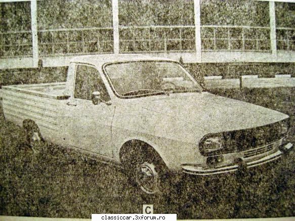 Masini Romanesti disparute sau pe cale de disparitie! - 9. Dacia 1300C Pick-up - File de istorie