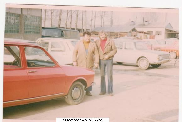 Masinile noastre in carti postale, vederi, poze de familie - Tata cu un coleg de munca - File de istorie