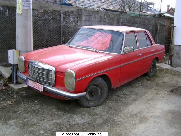 Mecedea W115 "Bot de cal" - Misu de Cluj - Am vazut prin Cluj-Napoca
